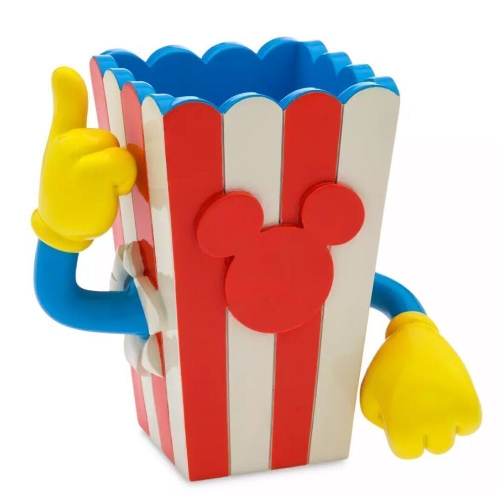 Disney Mickey Mouse Popcorn Box Figure Collectible Cartoon‎ Character Decor #367